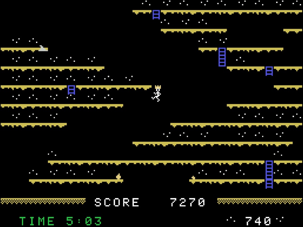 Gameplay of Mountain King for Colecovision